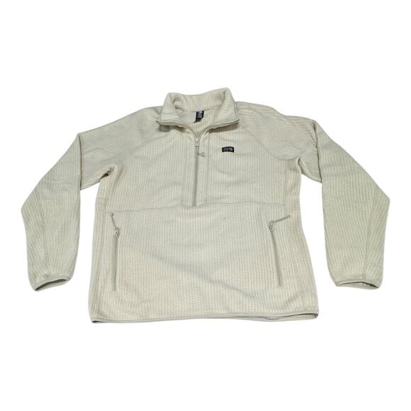 Mountain Hardwear Jackets & Blazers - Mountain Hardwear XL Fleece Jacket Ivory Quarter Zip Women's Outdoor Activewear